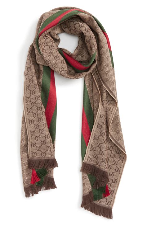 gucci scarf mens replica|vintage Gucci silk scarf.